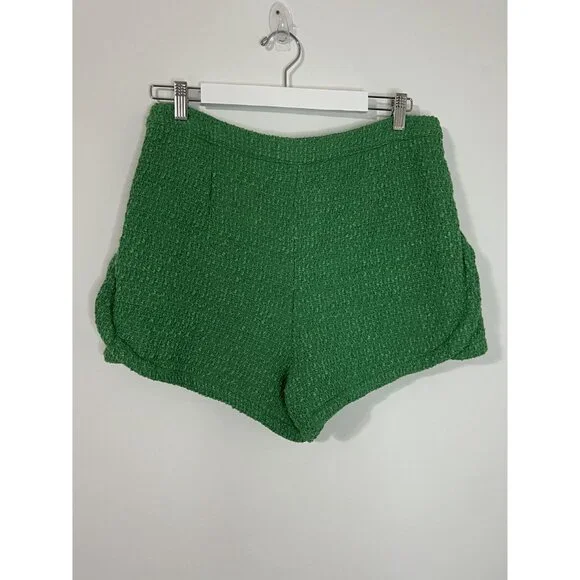 Buddy Love Green High Waist Shorts - Picture 5 of 6
